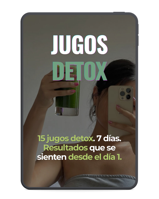 Adiós Hinchazón - El Plan "Jugos Detox De 7 días"